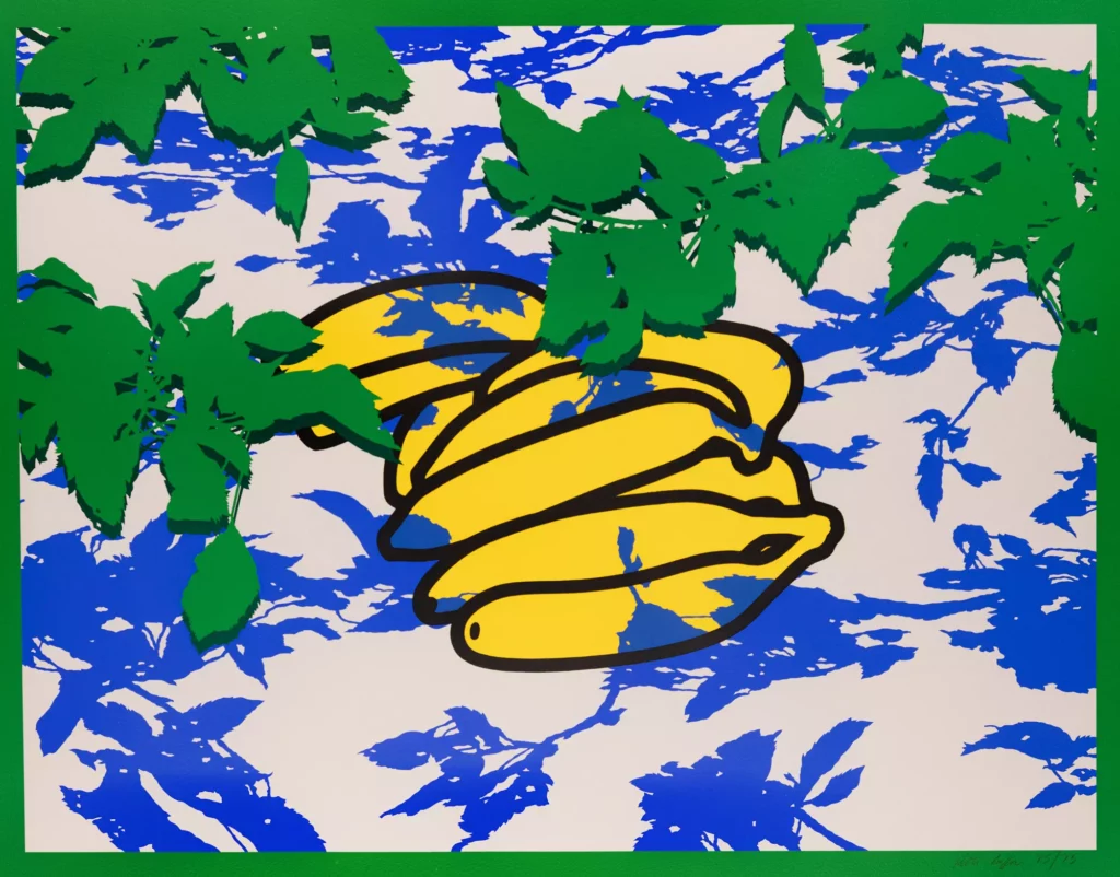 Bananas and Leaves, Patrick Caulfield, Sims Reed Gallery