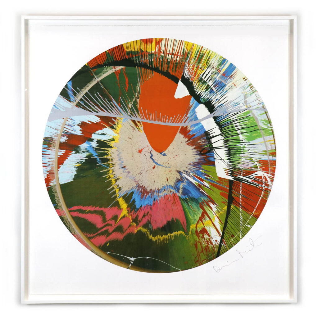 Beautiful, Galactic, Exploding Screenprint (Spin), 2001, Damien Hirst