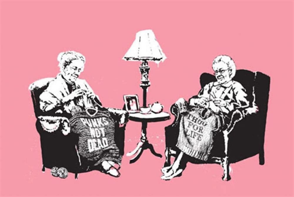 Grannies by Banksy