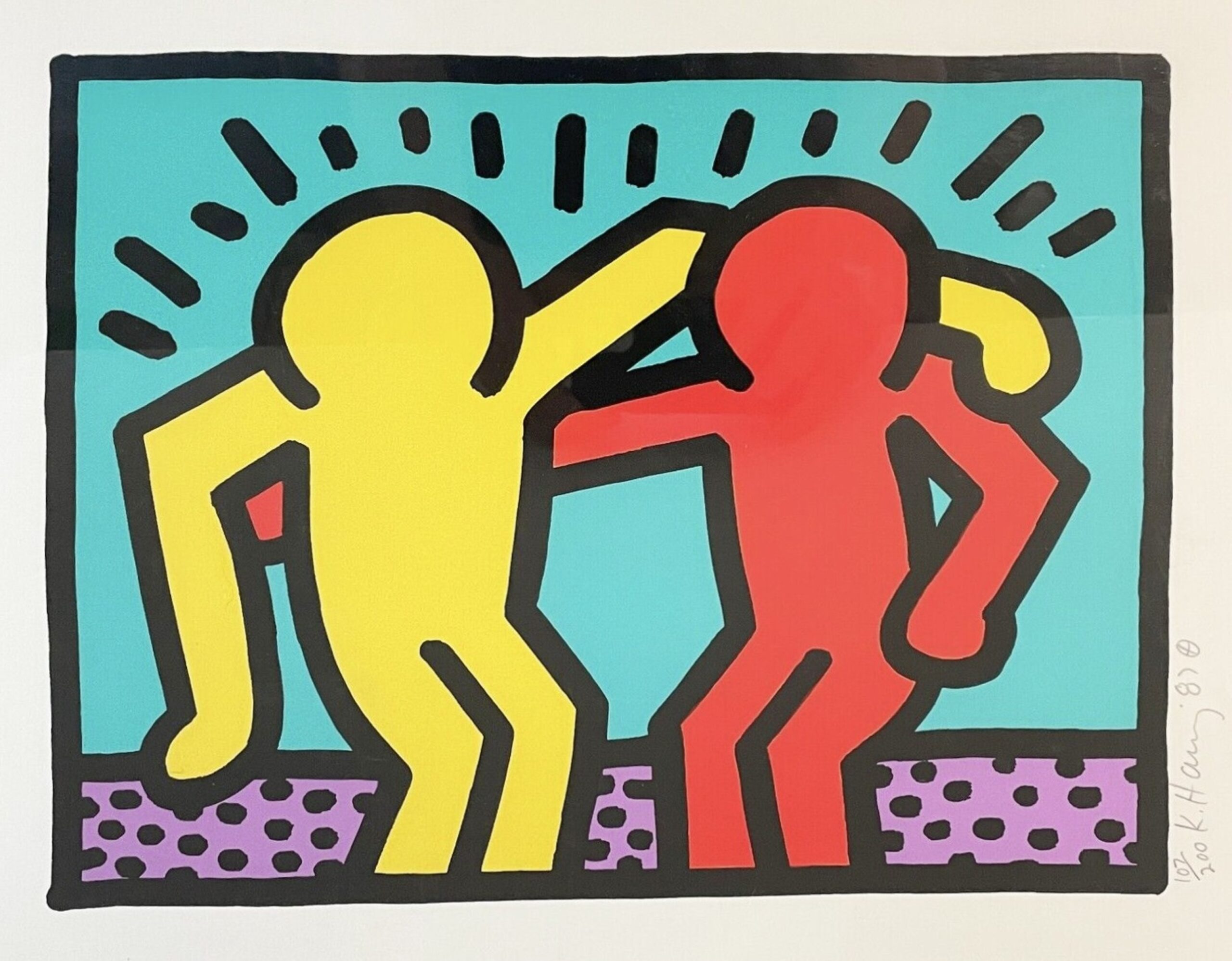 Best Buddies by Keith Haring