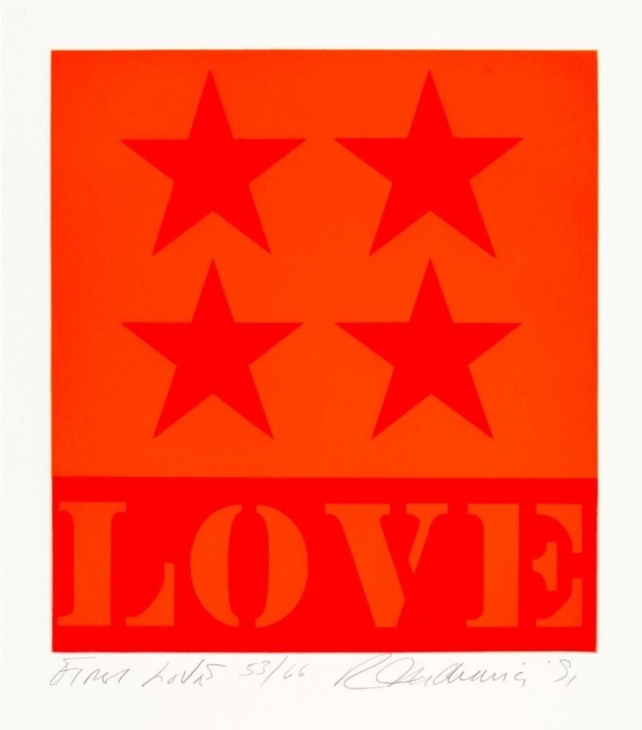 First Love by Robert Indiana