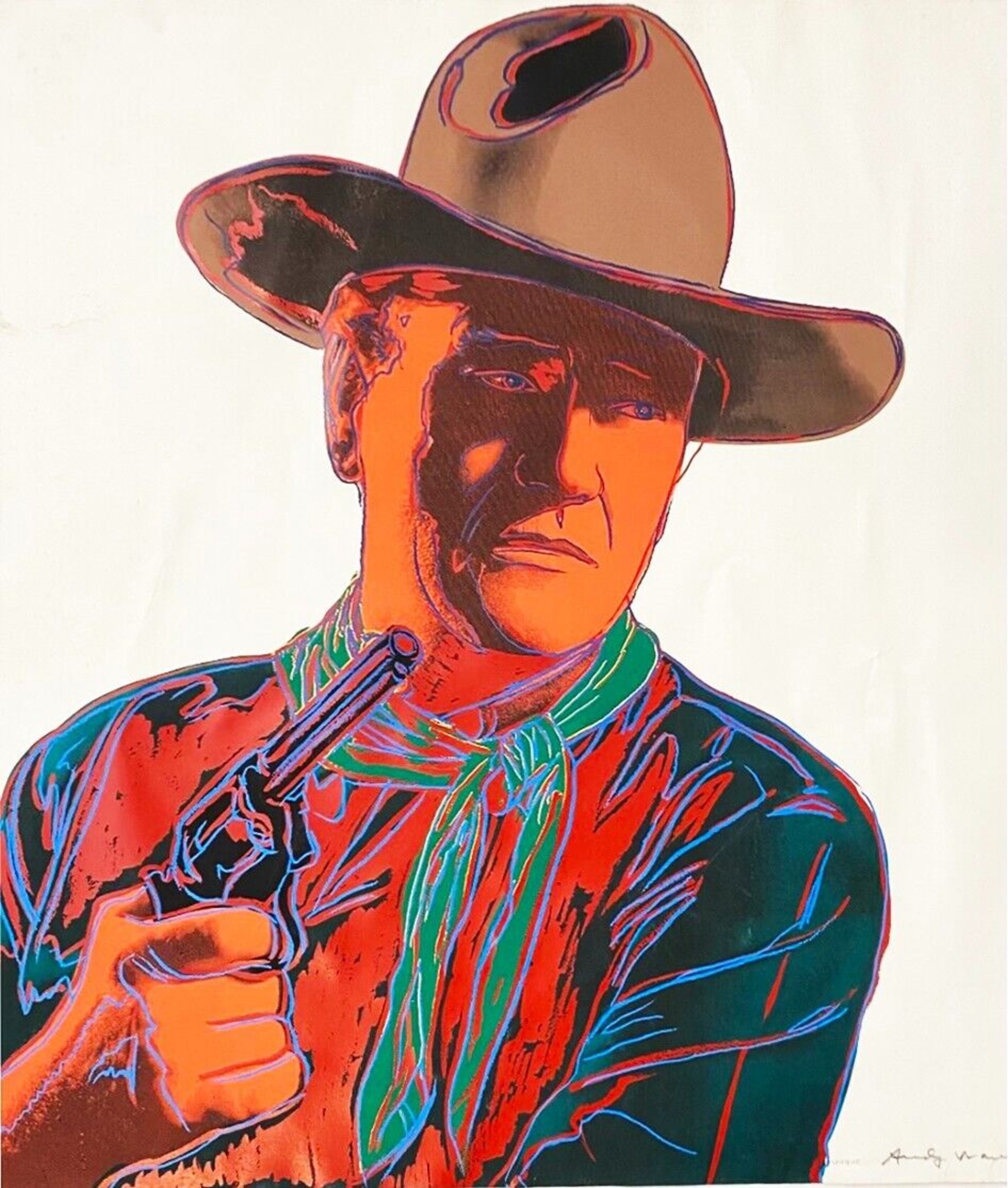 John Wayne (FS II.377) by Andy Warhol