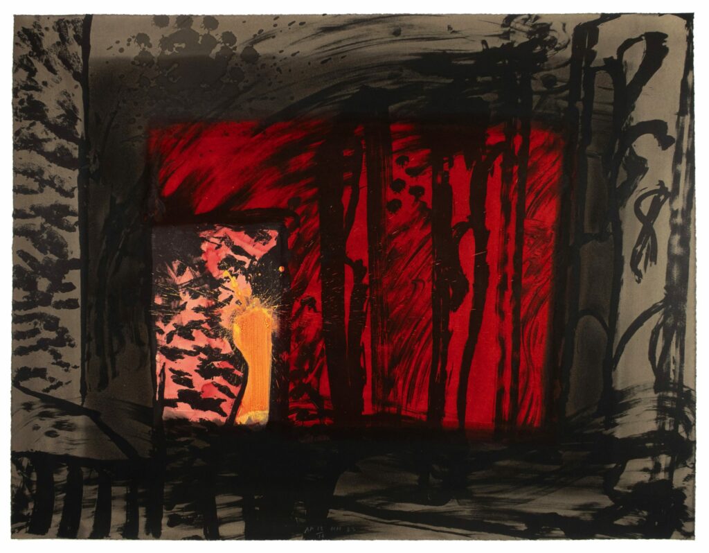 Blood, 1983, Howard Hodgkin, Petersburg Press