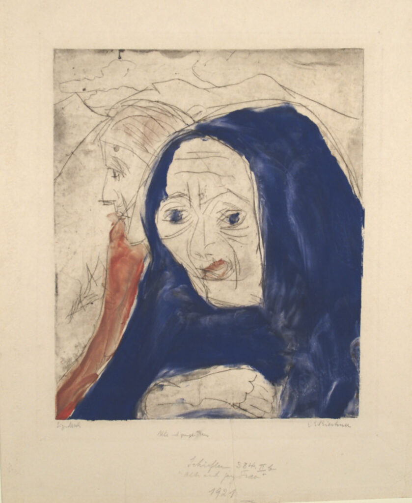 Old and Young Woman, 1921, Ernst Ludwig Kirchner, Galerie Henze & Ketterer