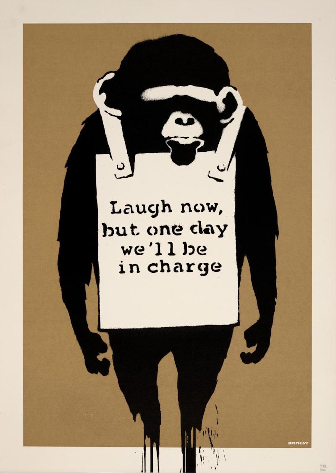 Laugh Now by Banksy