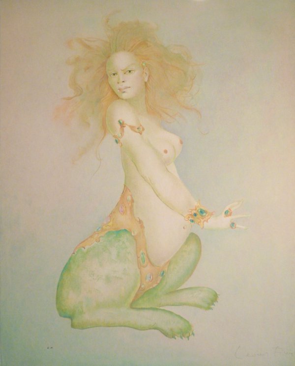 Sphinxe De Profil, 1980, Leonor Fini, Editions Grapphiques