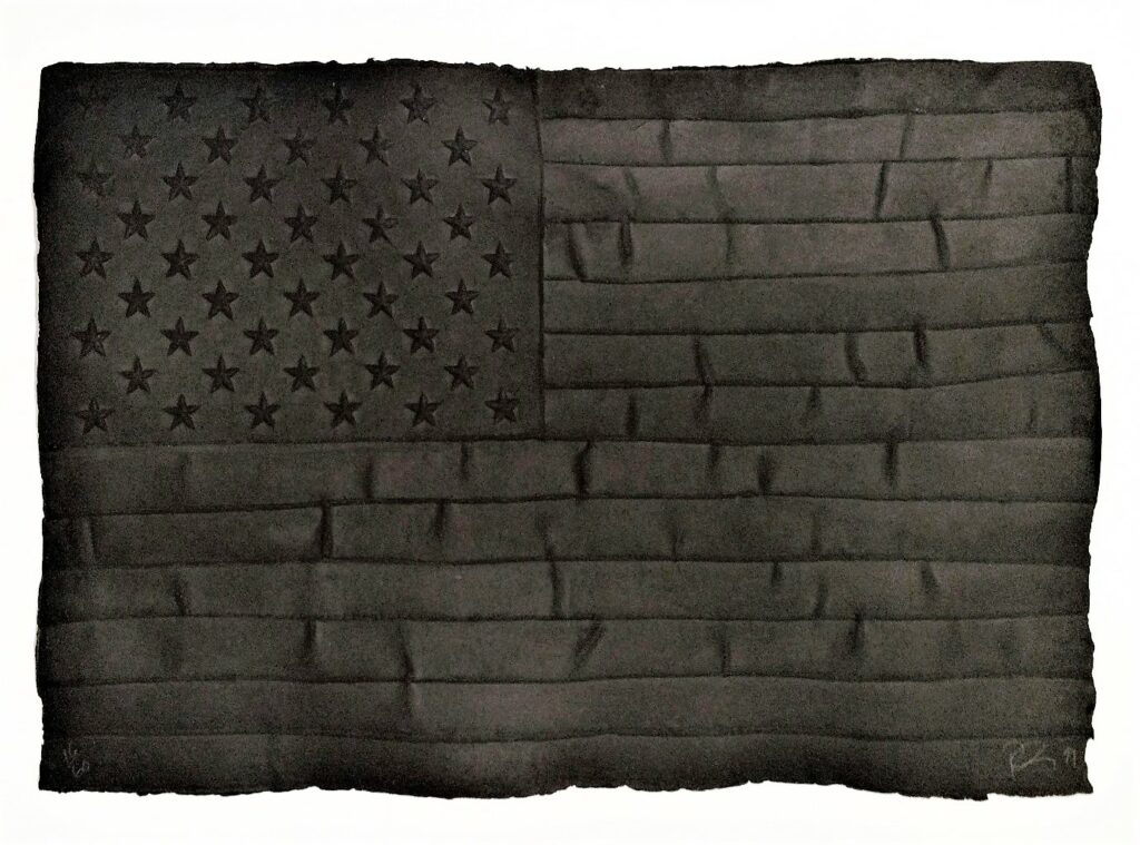 Black Flag, 1999, Robert Longo