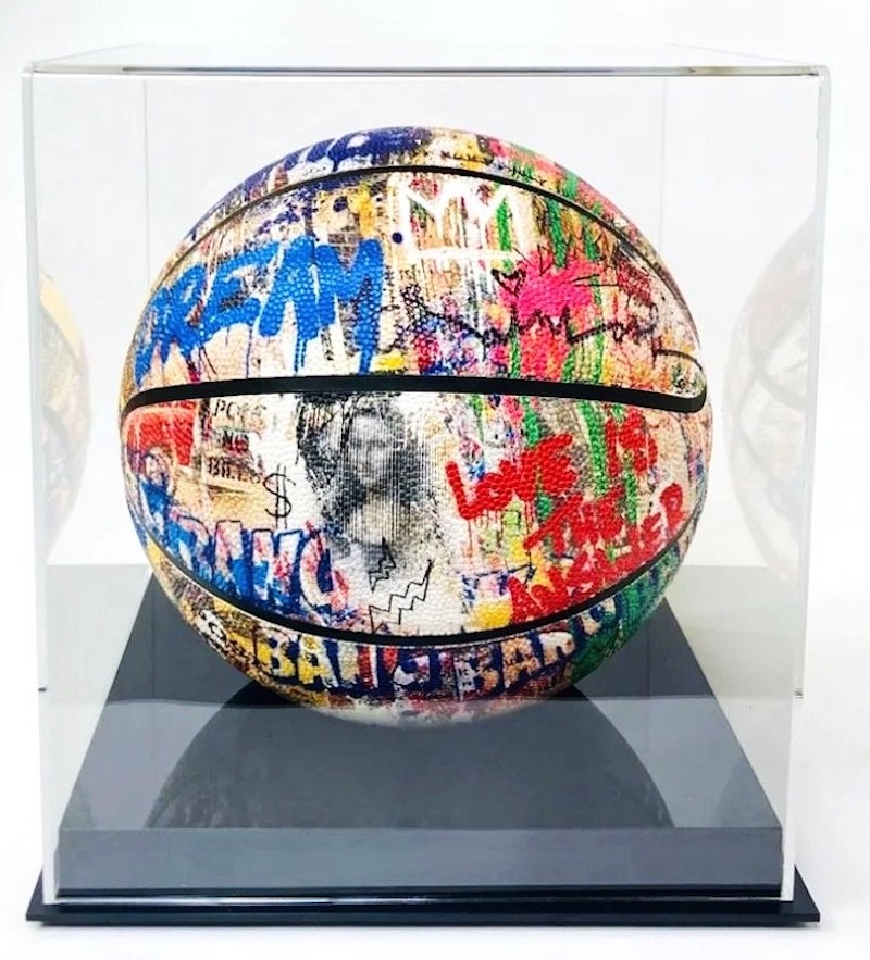 Untitled (Basketball) by Mr. Brainwash