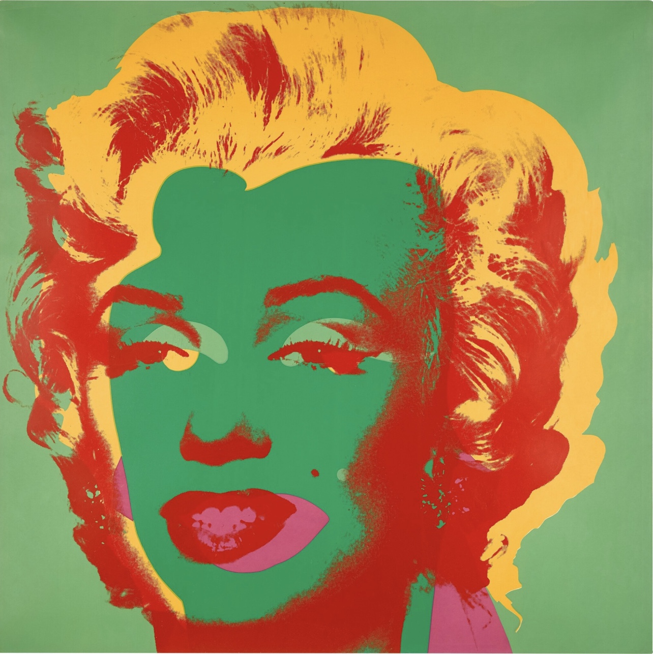 Marilyn F & S II.25 by Andy Warhol