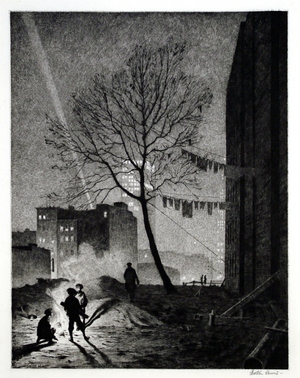 Tree, Manhattan by Martin Lewis