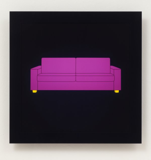 Sofa, 2013, Michael Craig-Martin