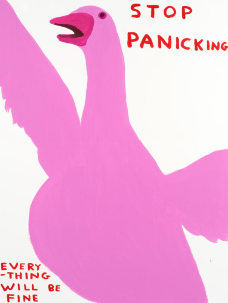 Stop Panicking by David Shrigley