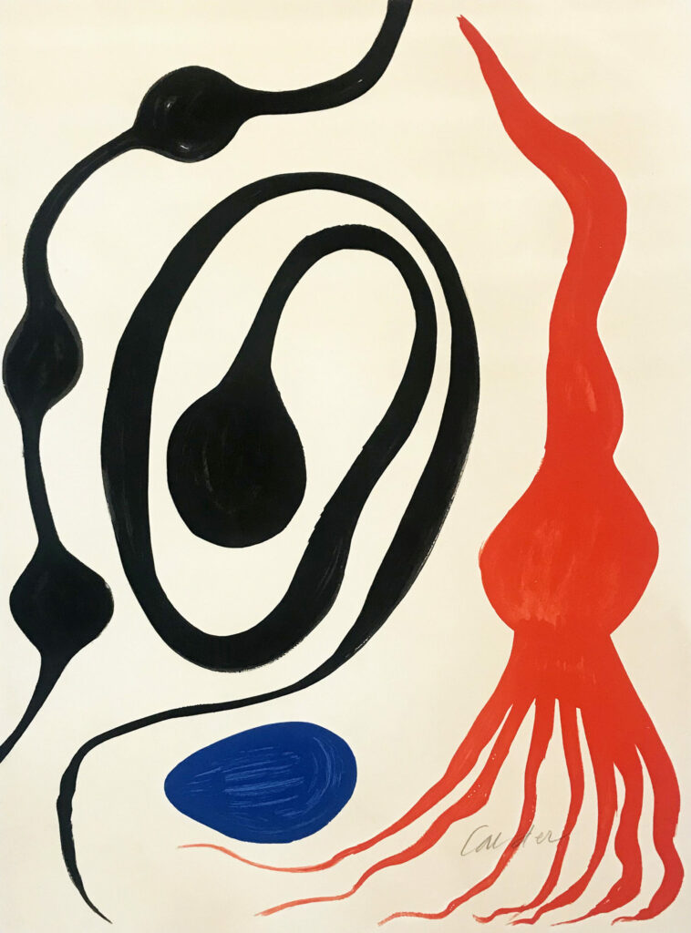 Our Unfinished Revolution: Octopus/Squid, 1975, Alexander Calder, Hamilton-Selway Fine Art