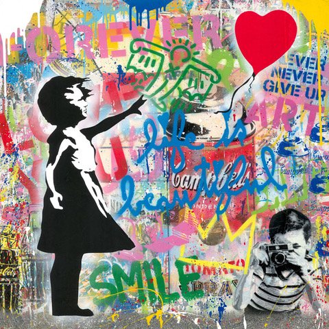 Balloon Girl, 2020, Mr. Brainwash