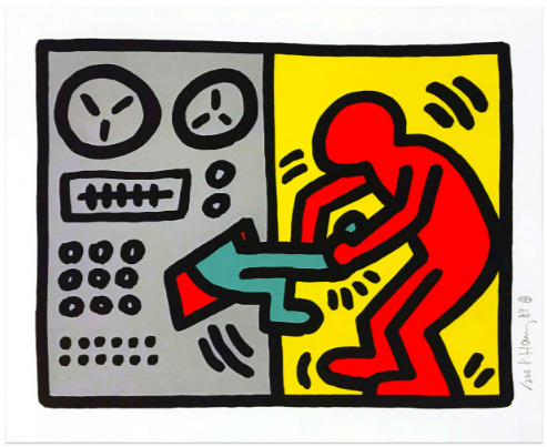 Pop Shop III (A), 1989, Keith Haring