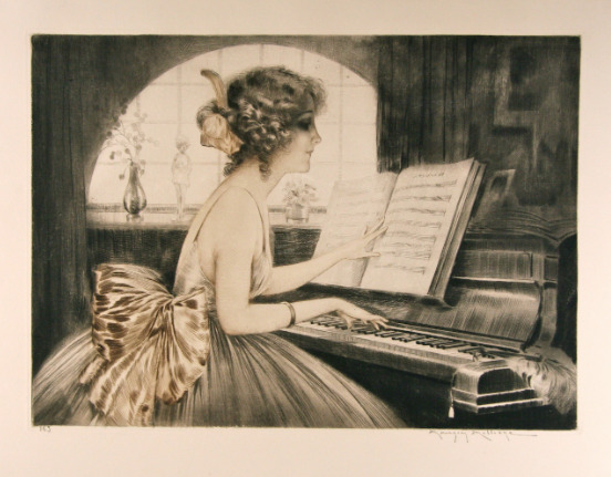 Piano Practice, Milliere Maurice