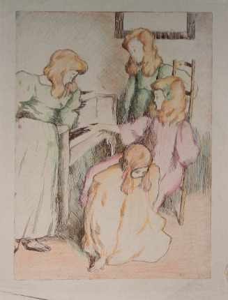 Quatre filles au piano, Muller Alfredo