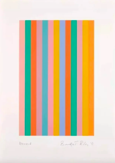 Around, 2011, Bridget Riley