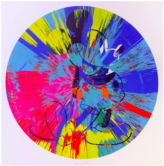 Beautiful Mickey Spin, 2012, Damien Hirst