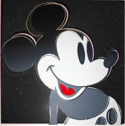 Mickey Mouse, 1981, Andy Warhol