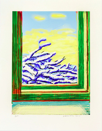 My Window. Art Edition (No. 501–750), iPad drawing ‘No. 610′, 23rd December 2010, David Hockney