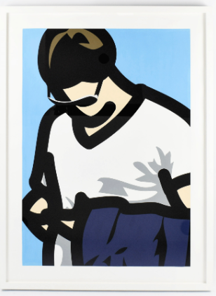 Tourist With Phone, 2014, Julian Opie