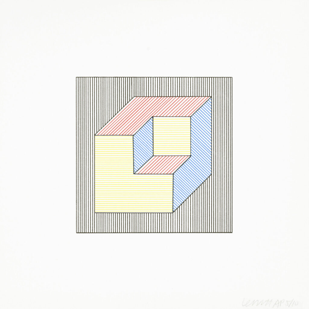 Twelve Forms Derived From a Cube 47 by Sol LeWitt Winwood Gallery