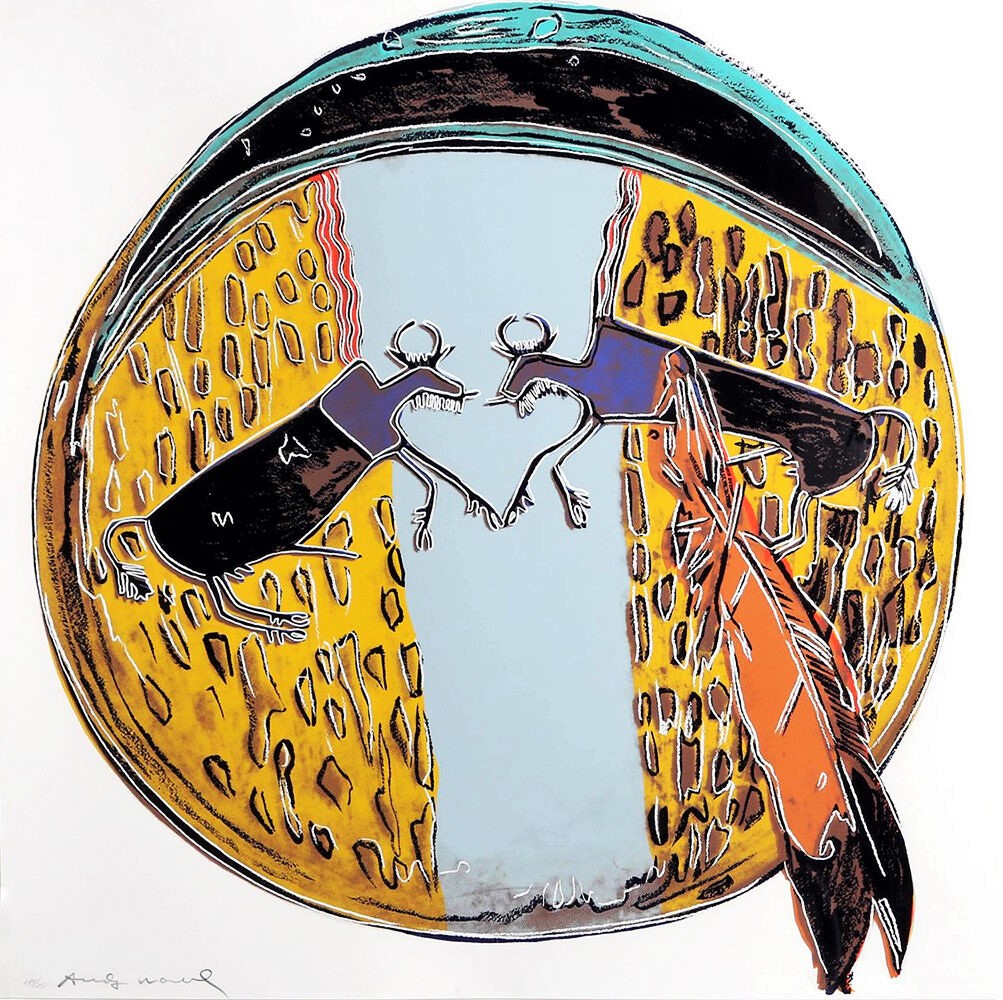 Plains Indian Shield, 1986, Andy Warhol