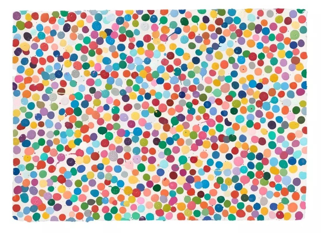 ‘Throwing Stuff Away’ (The Currency – 353) by Damien Hirst