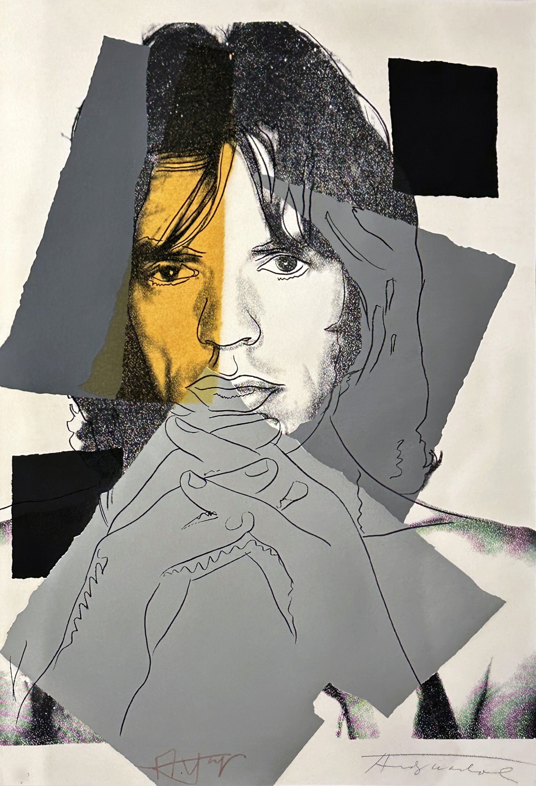 Mick Jagger (fs Ii.147) by Andy Warhol