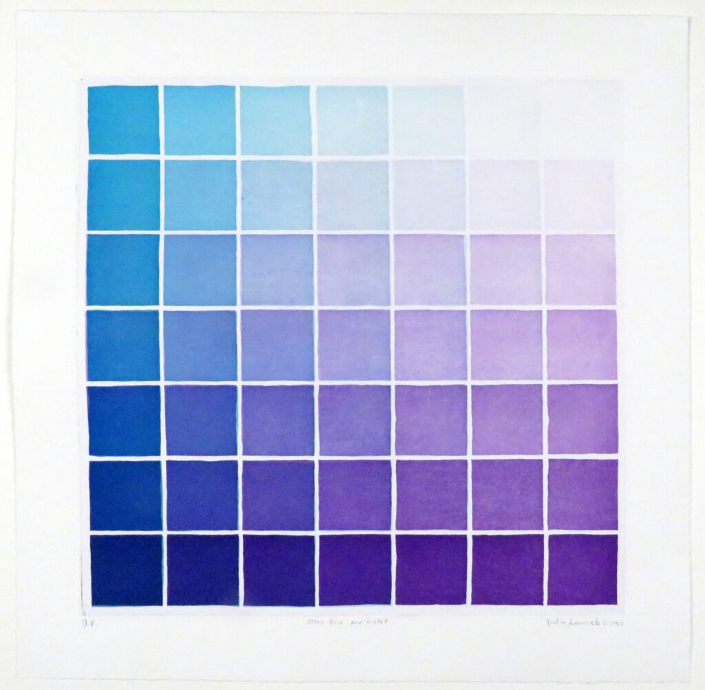 Ocean Blue and Violet, 2022, Julia Samuels