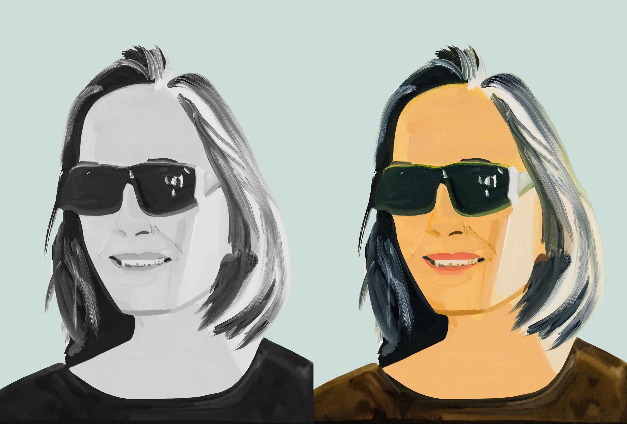 ADA x 2 by Alex Katz