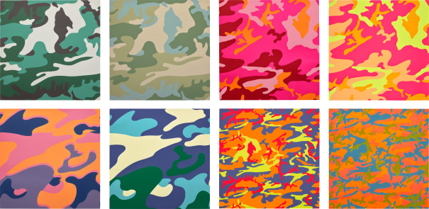 Camouflage Complete Portfolio (fs Ii.406-413) by Andy Warhol