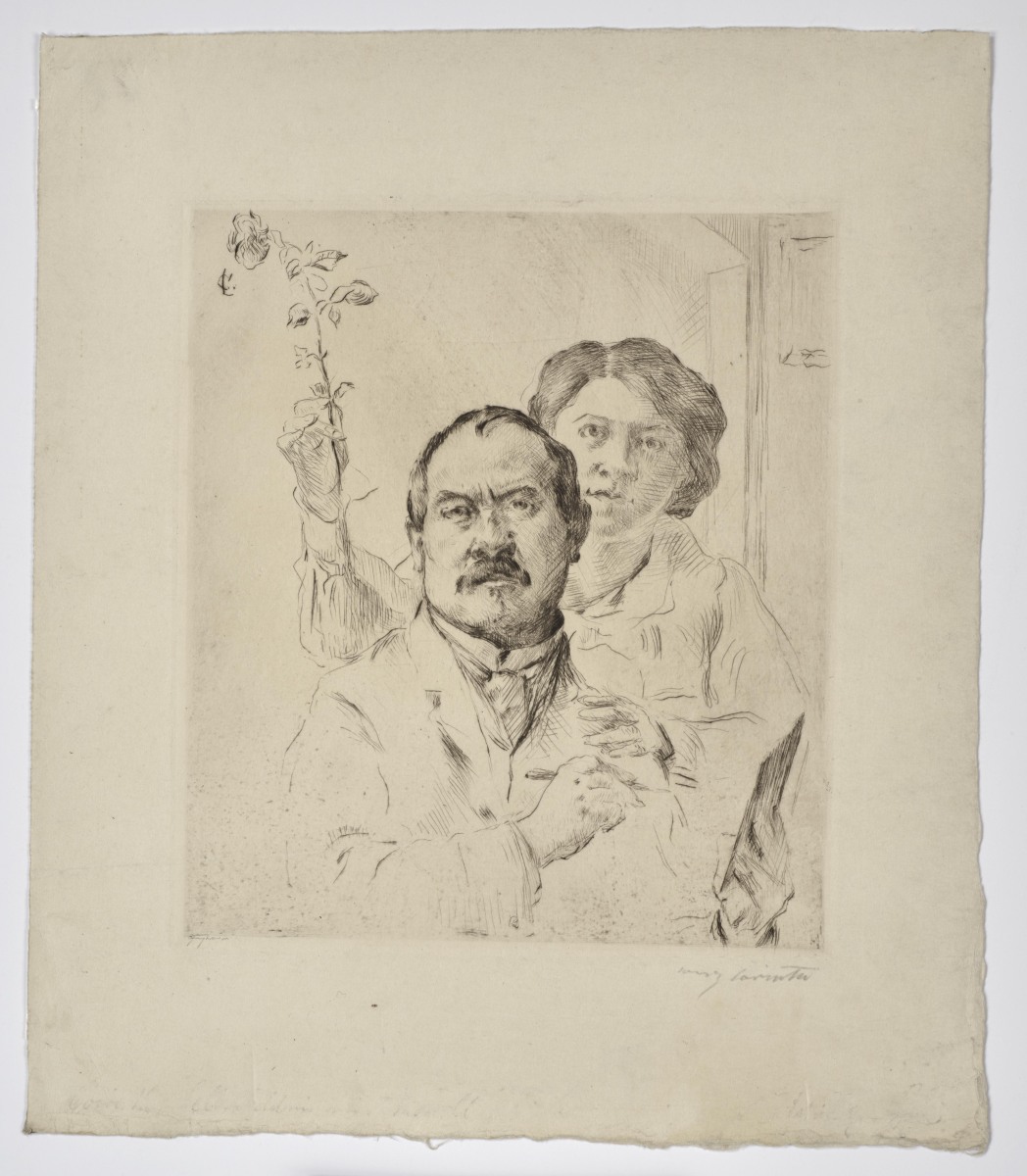 Selbstbildnis mit Gattin (Self Portrait with wife) by Lovis Corinth