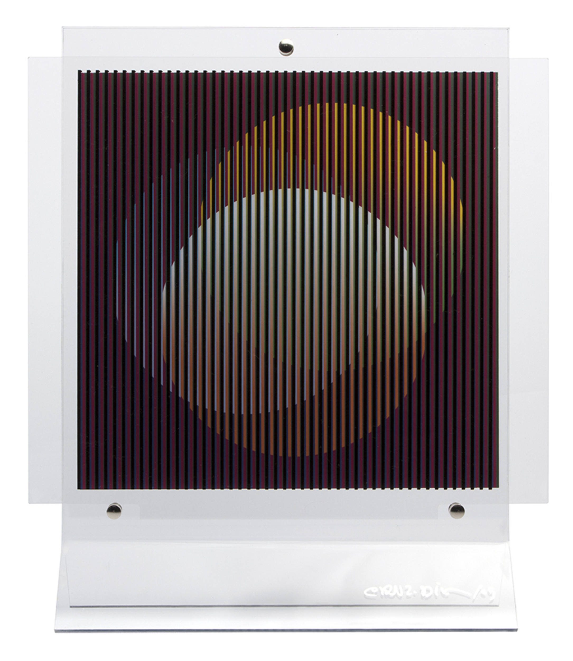 Chromointerference Manipulable by Carlos Cruz-Diez