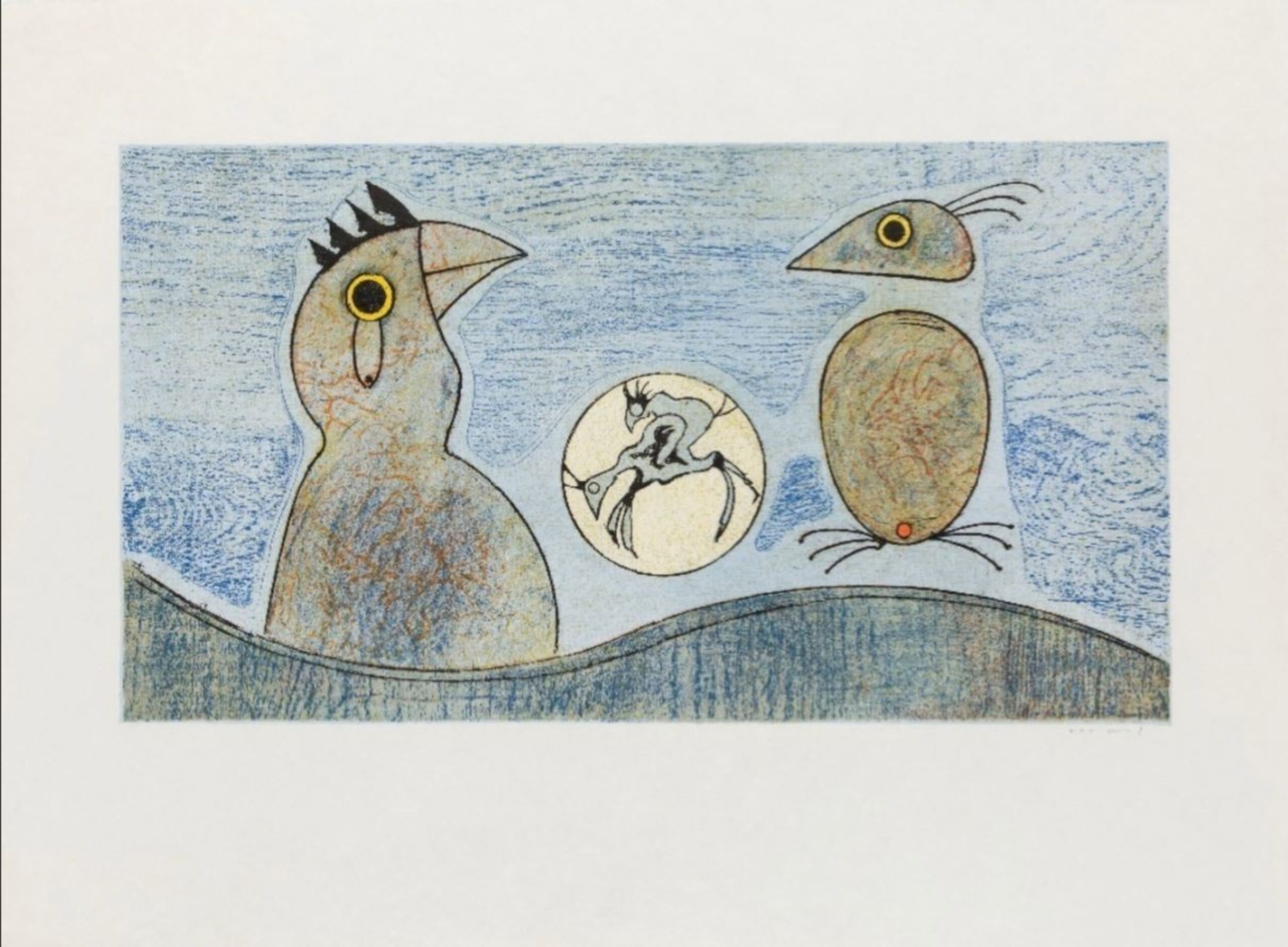 Los Pajaros by Max Ernst