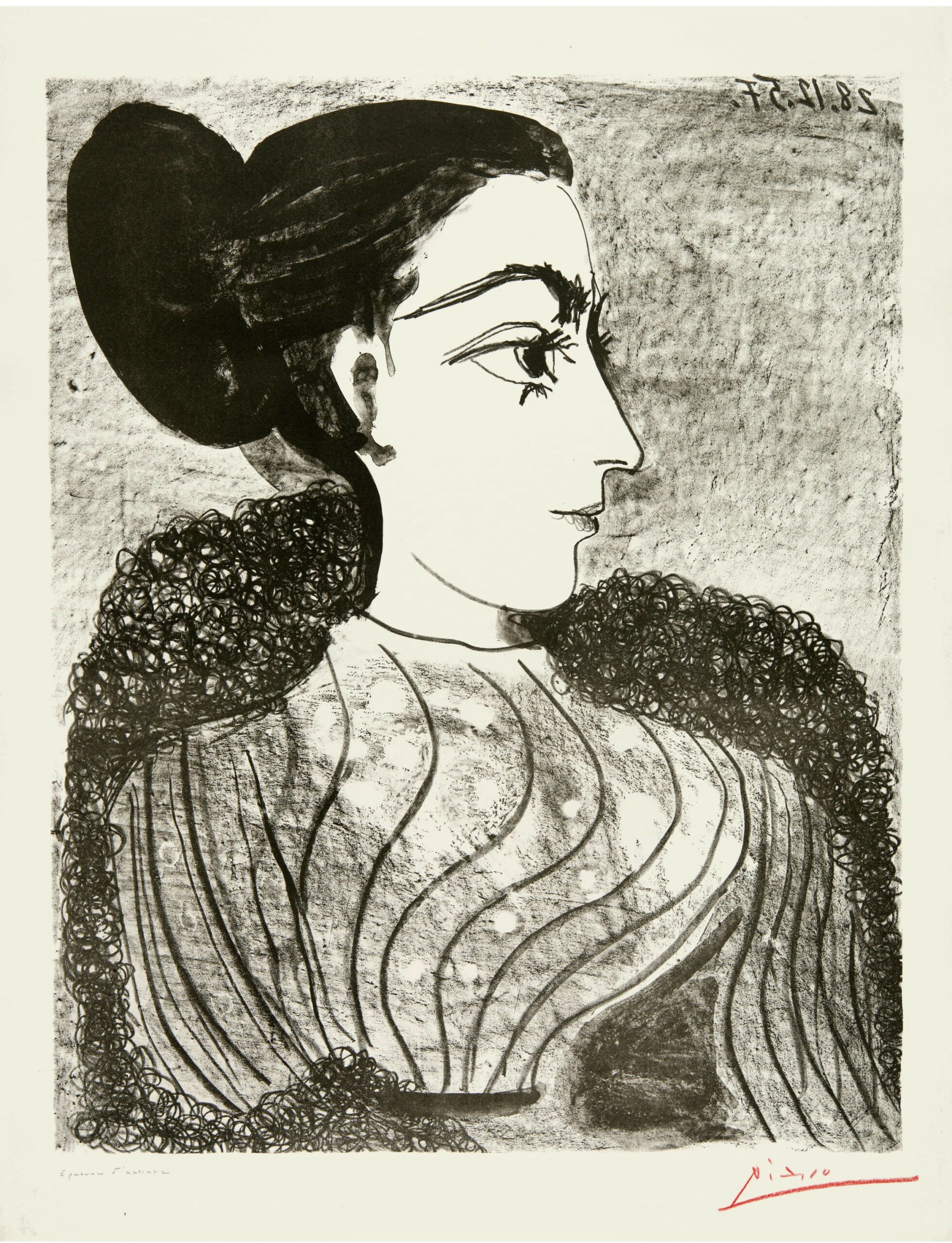 Femme au chignon by Pablo Picasso