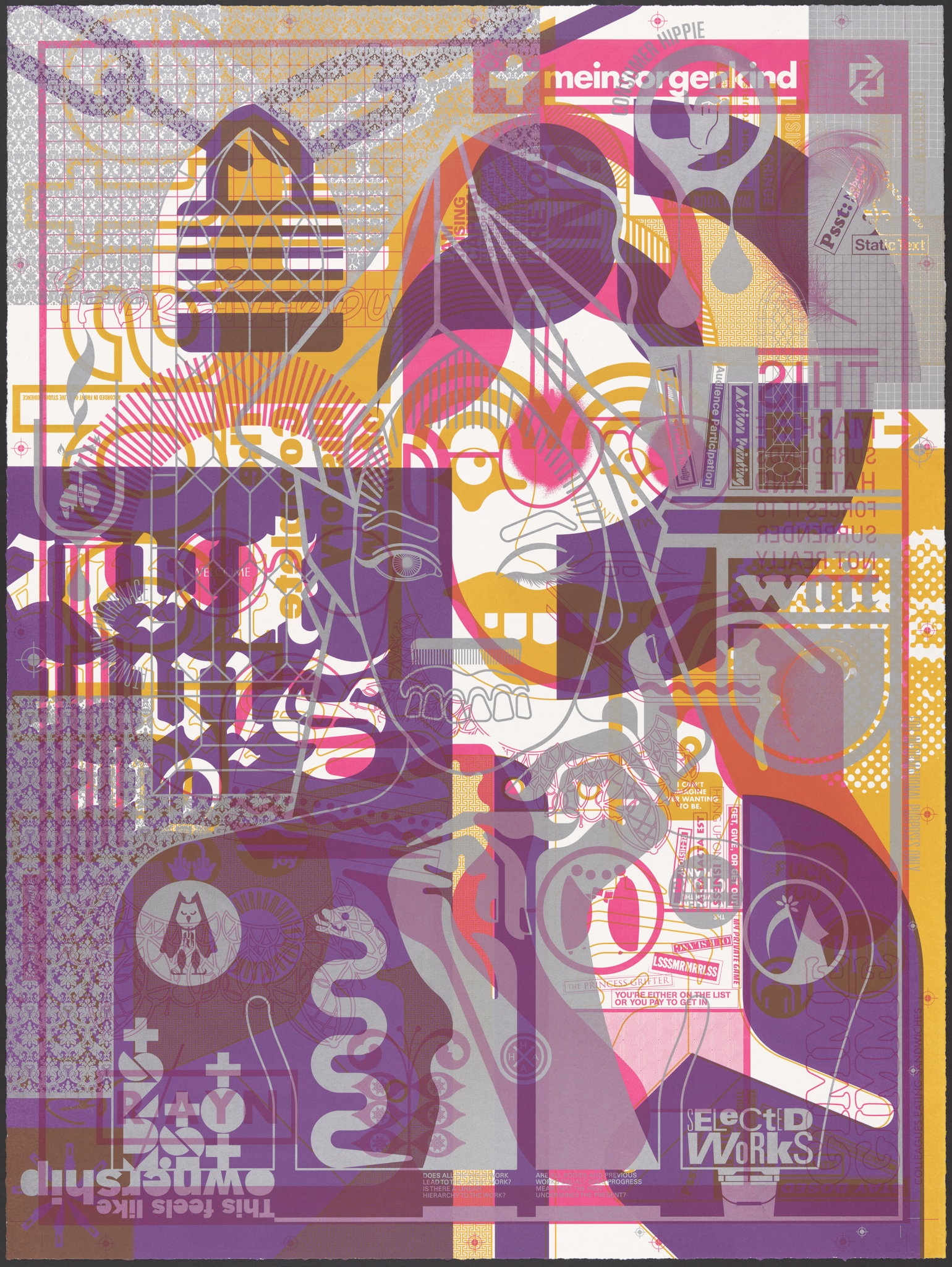 Makeready #43 by Ryan McGinness