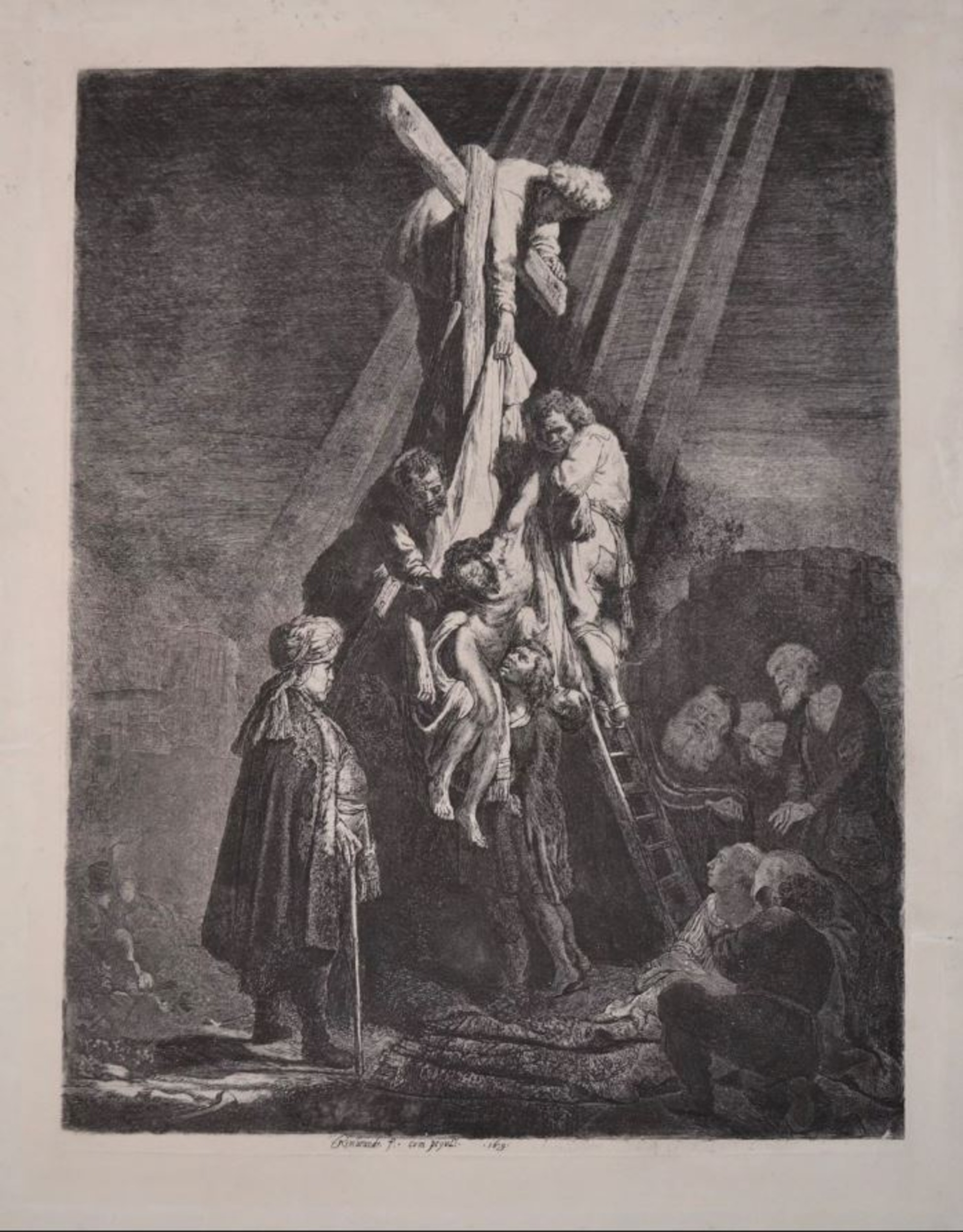 Descending From The Cross by Harmensz van Rijn Rembrandt