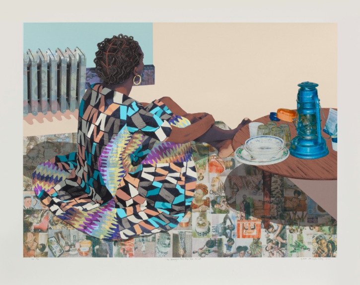 “The Beautyful Ones” May Have Arrived, Njideka Akunyili Crosby, Highpoint Editions