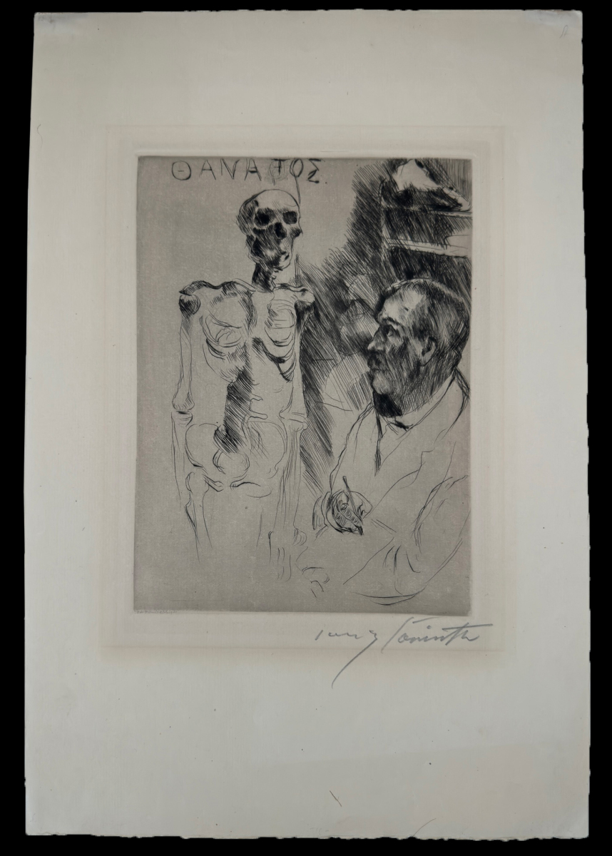 Der Künstler und der Tod I (The artist and Death I) by Lovis Corinth