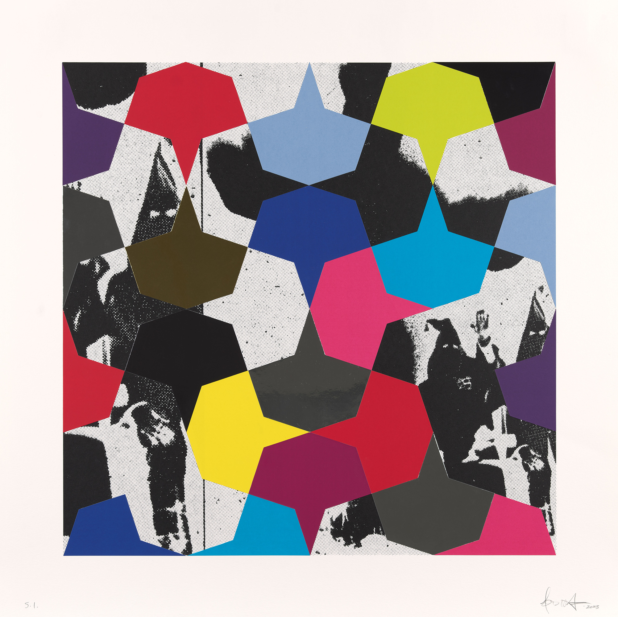 Burning Cross by Odili Donald Odita