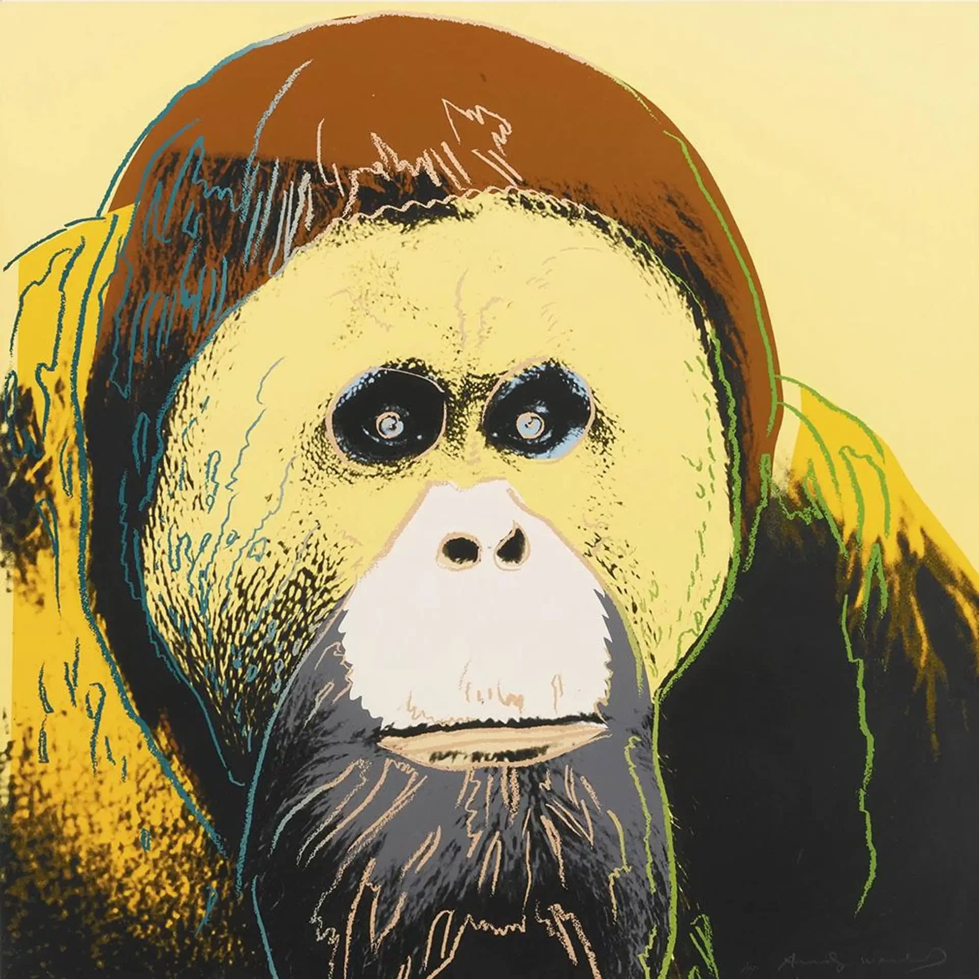 Orangutan by Andy Warhol