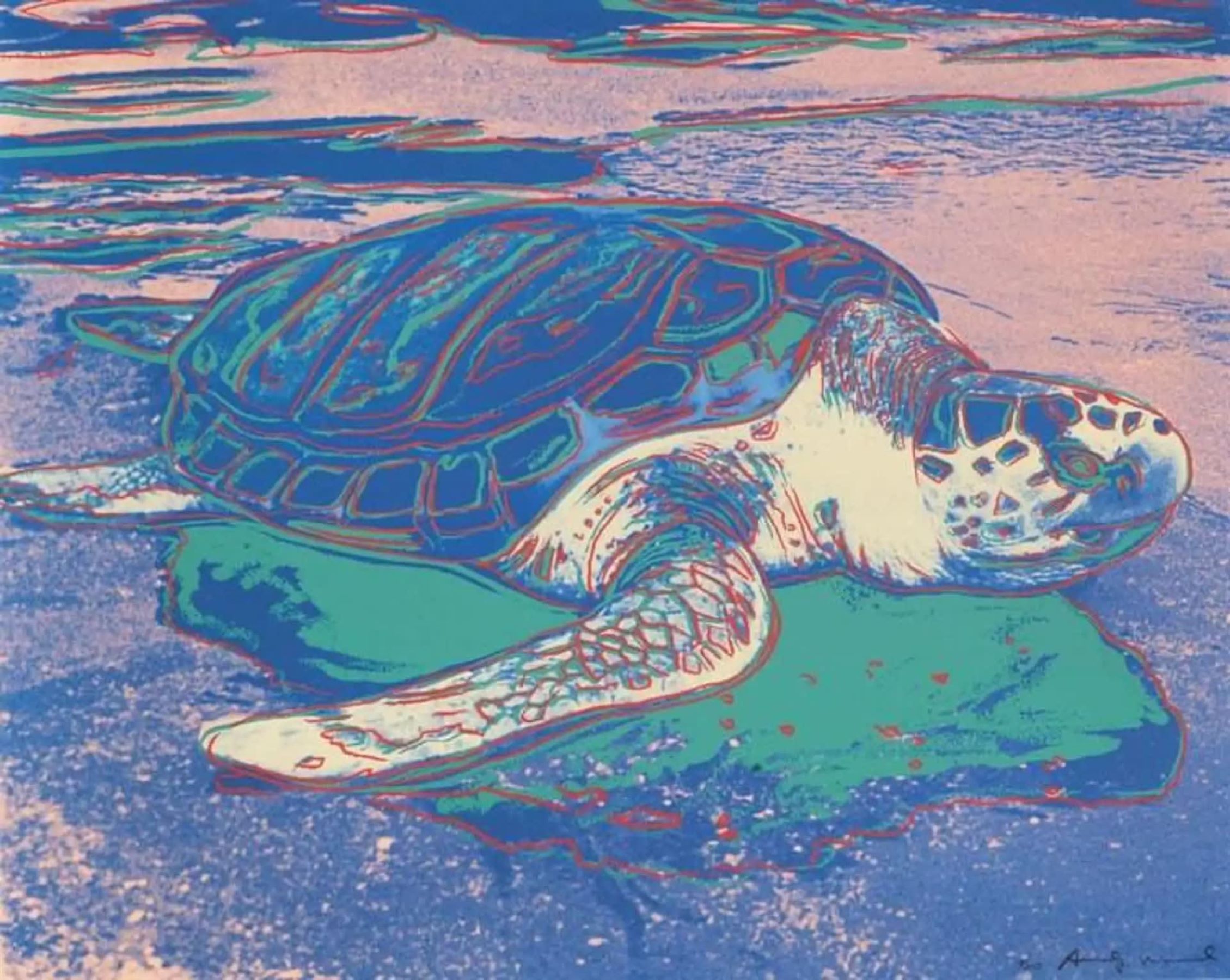 Sea Turtle by Andy Warhol