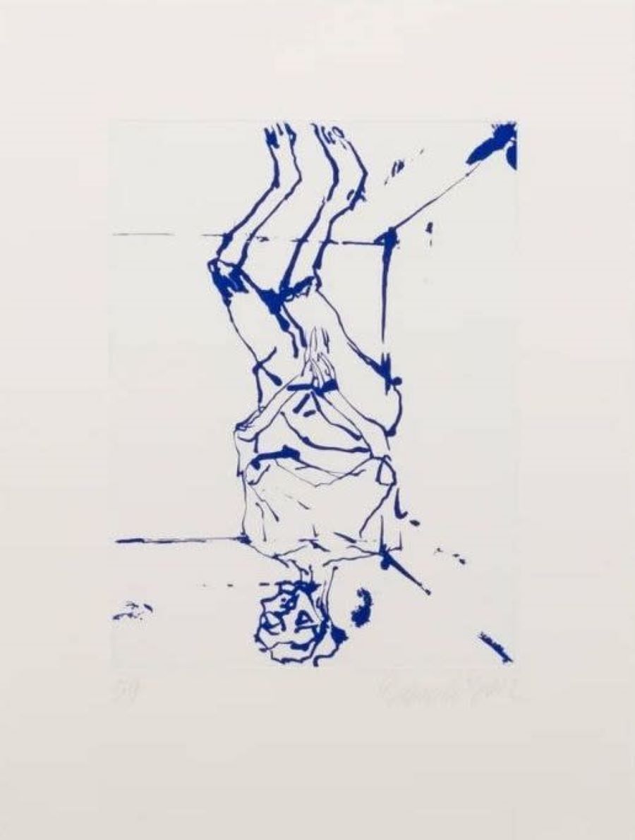 Serpentine – Blue by Georg Baselitz