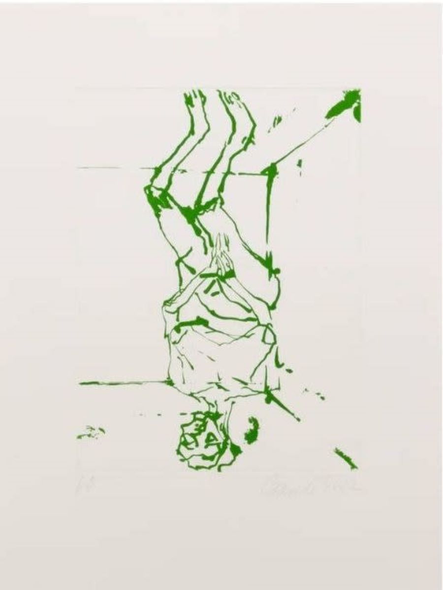 Serpentine – Green by Georg Baselitz