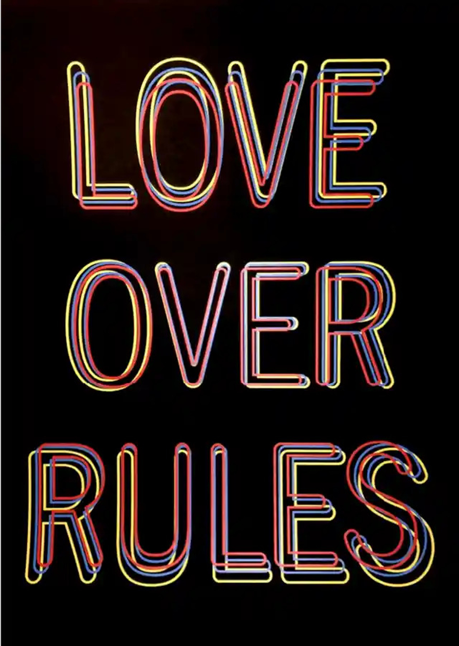 Love Over Rules by Hank Willis Thomas