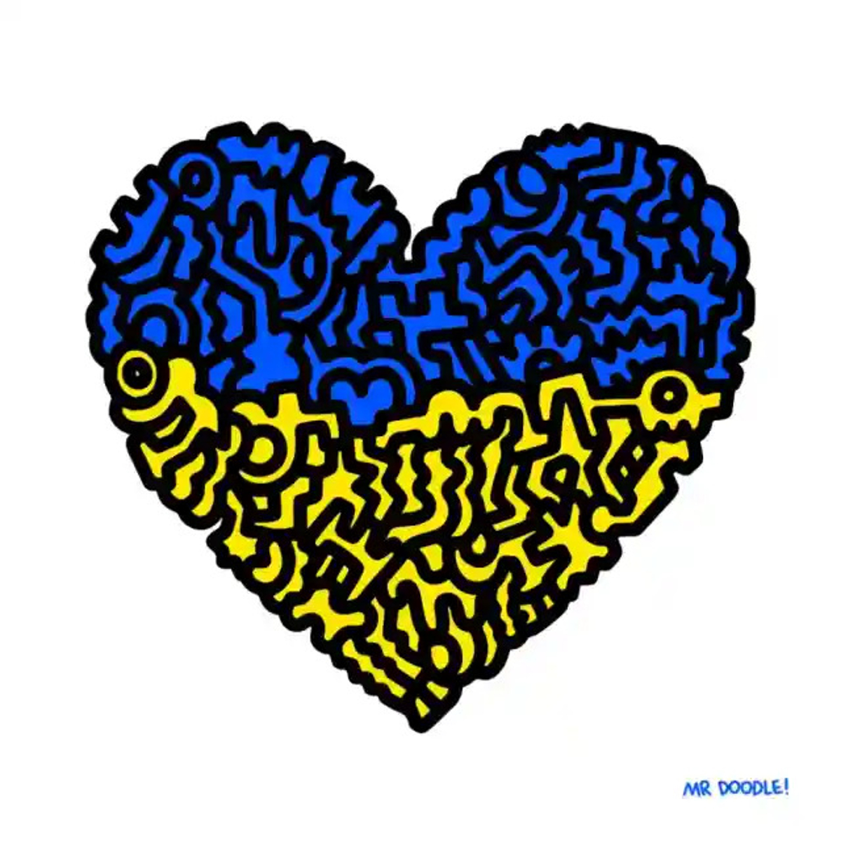 Doodle for Ukraine by Mr. Doodle