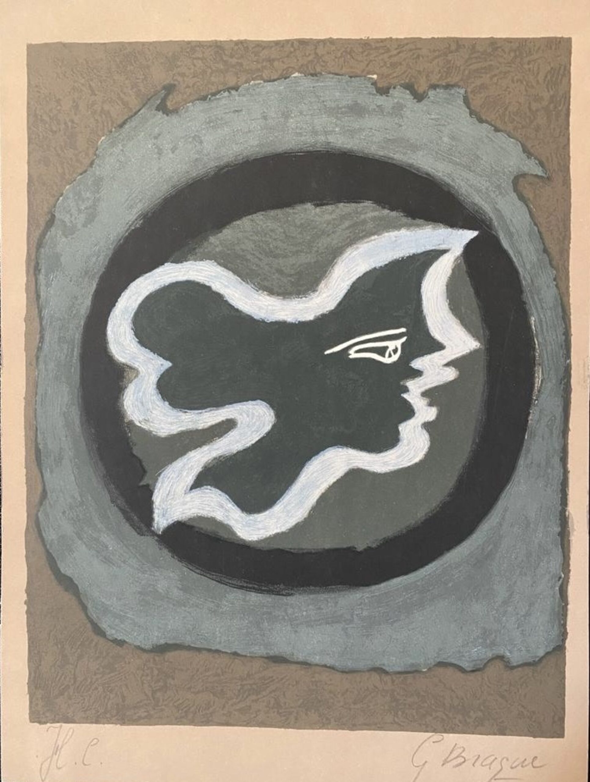 Greek Profile M. 76 – 146 by Georges Braque