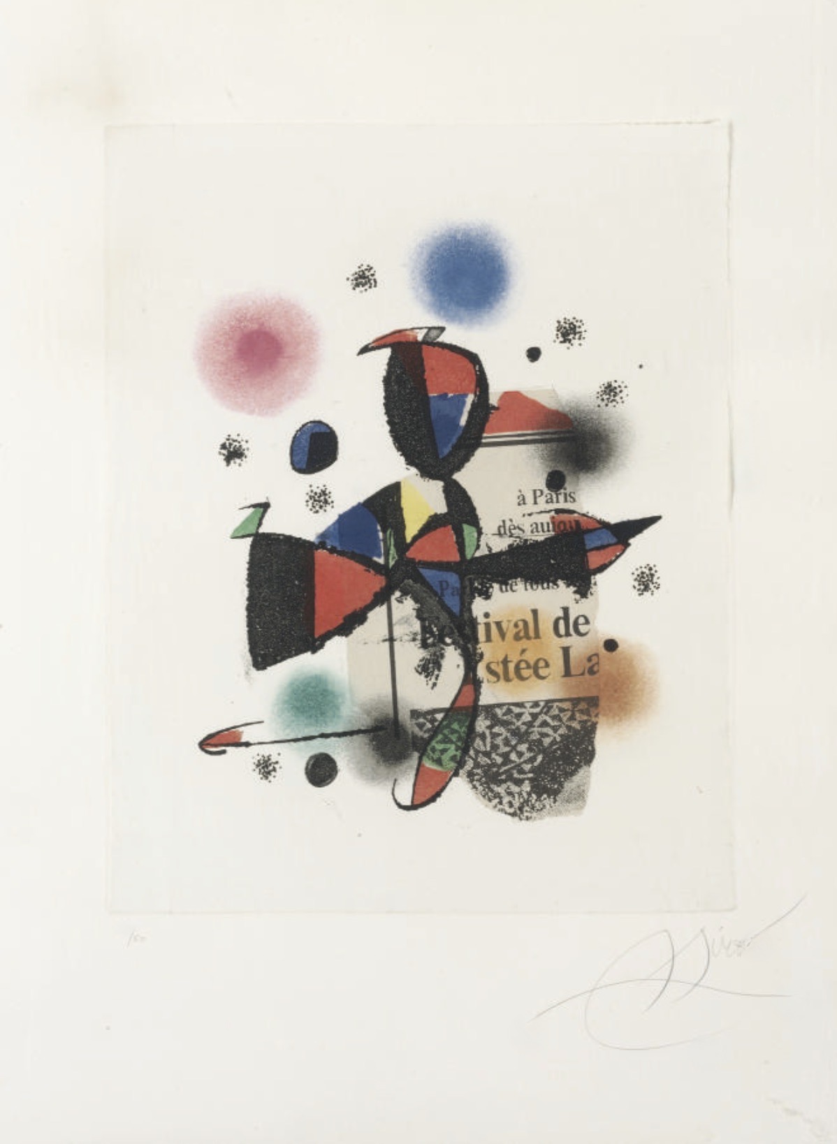 Gaudi XV by Joan Miró